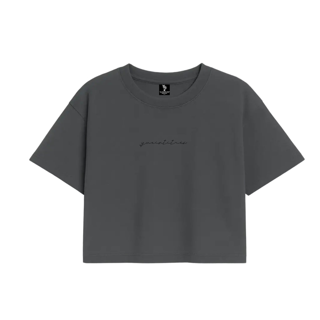 EBONY CROP TEE