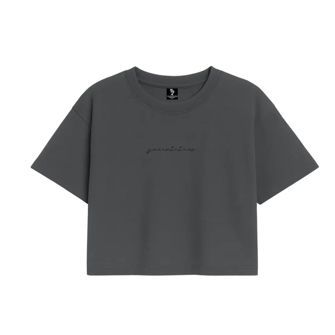 EBONY CROP TEE